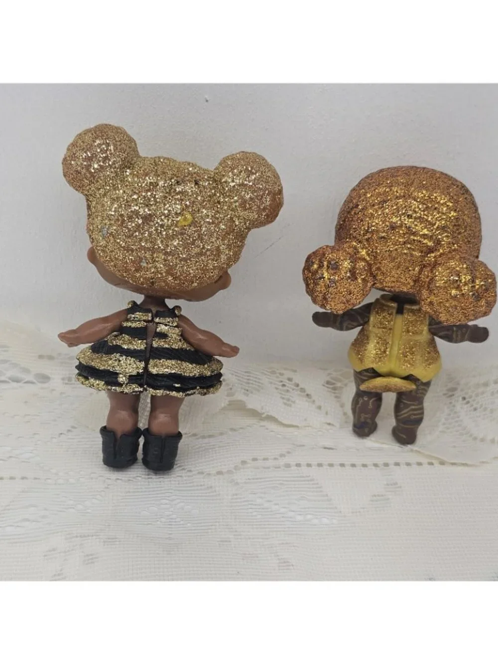 LOL Surprise Doll Lot Queen Bee Big Sister & Lil Lil Boss Queen Glitter Rare